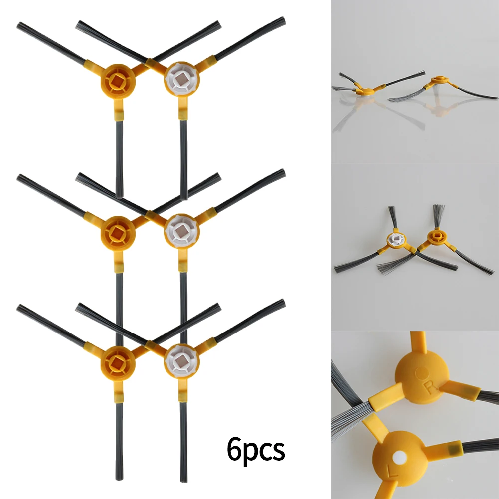 

6 Pack Side Brush For Intelligent Robot Vacuum Cleaner For ABIR G20S Brush Replacement Home Kitchen Cleaning Accessories Parts