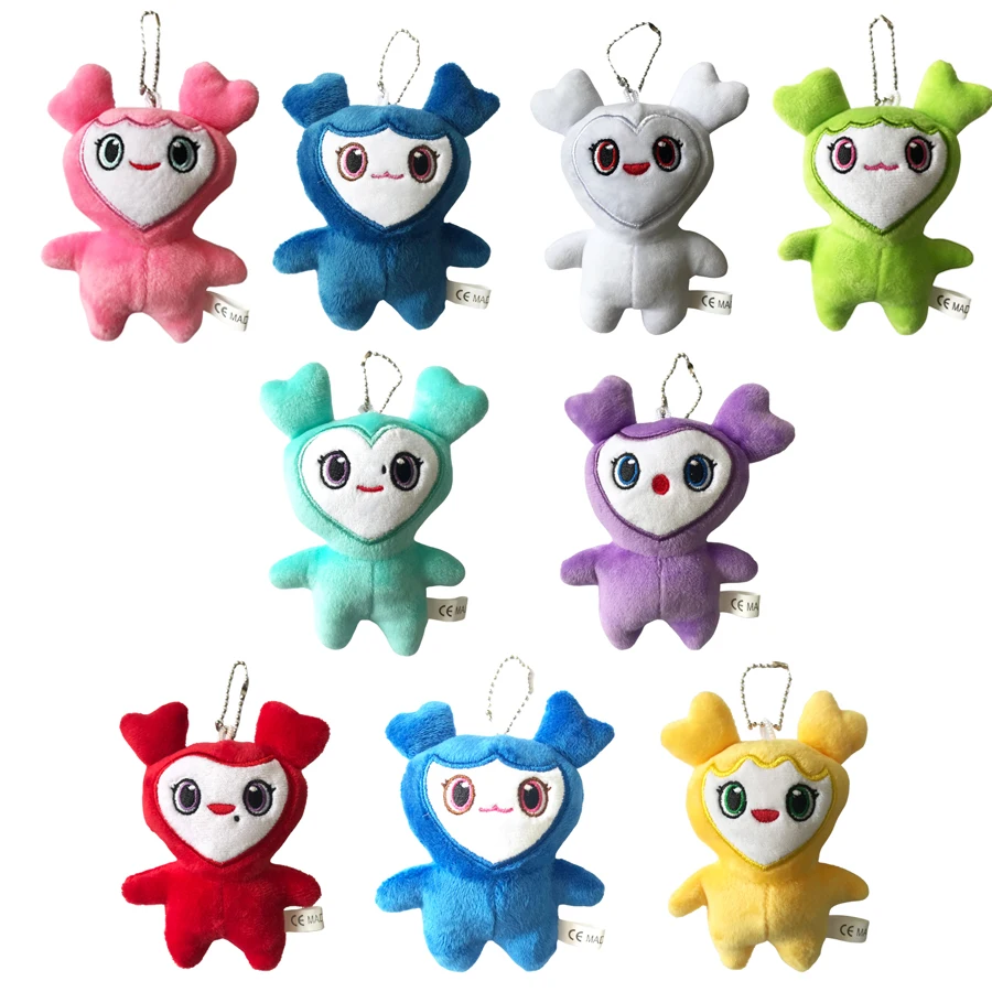 

10cm superstar Rainbow friend plush plush toy cartoon Momo Plush Doll Bag pendant Doll character cartoon child Birthday gift