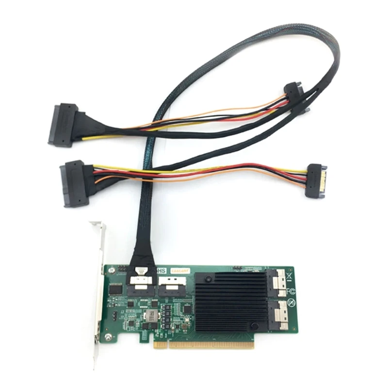 Устройство хранения данных SFF8654(8i) — 2SFF-8639 Кабель-переходник с SFF 8654 на 8639