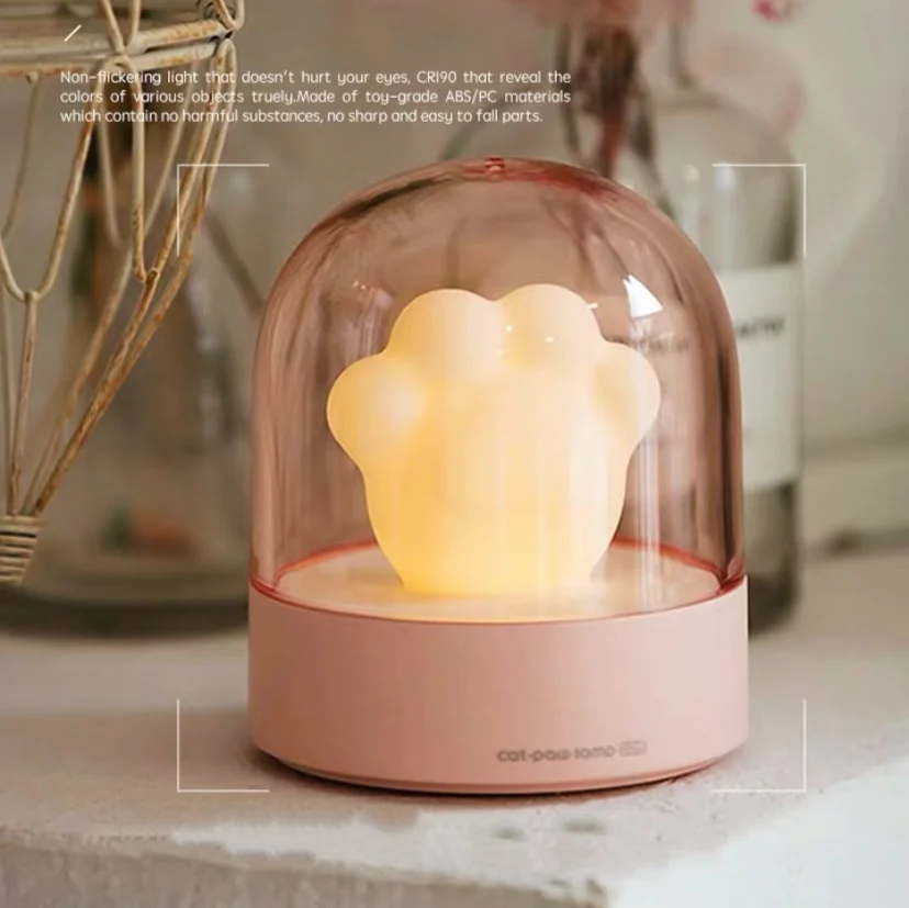 

Cat Claw Led Musical Night Light Sunset Projecti Lamp Bedroom Birthday Gift Dream Children's Music Player Remote Control 008