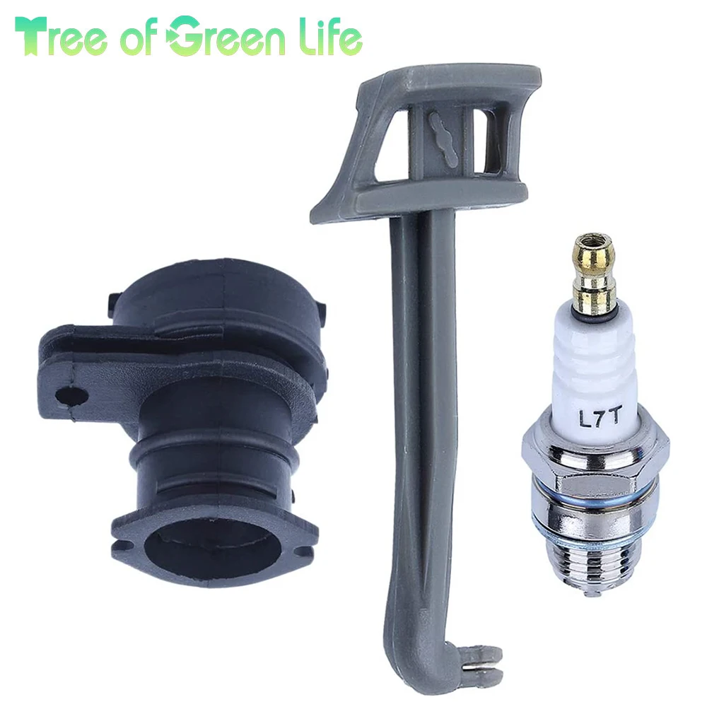 

Choke Rod Lever Control Intake Manifold Spark Plug Kit for Husqvarna 375 372XP 372 371 365 362 Chainsaw