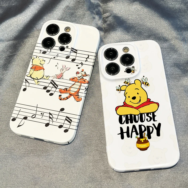 

Anime Winnie Pooh Feilin Phone Case Hard Cover For iPhone 14 13 12 Mini 11 XS Pro Max X XR 8 7 6 Plus 5 SE 2020