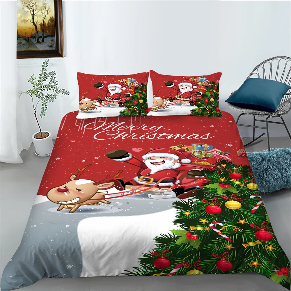 

Комплект постельного белья с мультипликационным принтом, комплект с 3D одеялом, Мужской и Женский комплект постельного белья большого размера, пододеяльники