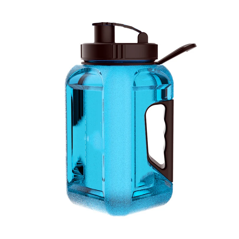 

Blue Water Bottle 2.4L Large Capacity Sports Kettle With Handle Protable Leakproof Healthy Drinking Cup Water Jug BPA Free