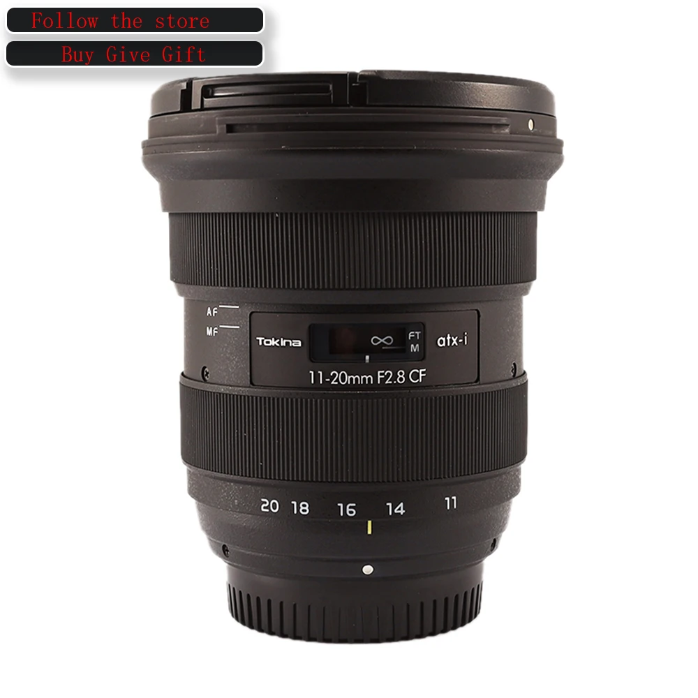 

Широкоугольный объектив Tokina ATX-i 11-20 мм F2.8 для крепления Canon EF-S Nikon F (DX)