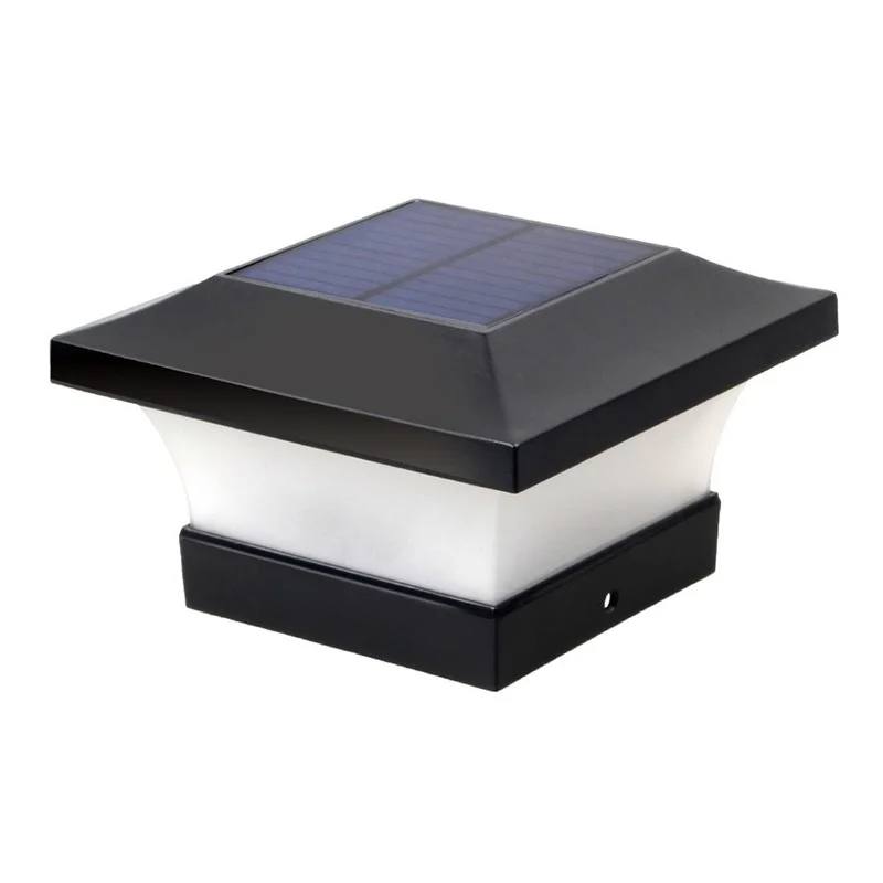 

1/2pcs White /Warm Solar Post Cap Light Square Fence Landscape LED Lamp Waterproof IP65 Landscape Lamp Garden Veiw Decor