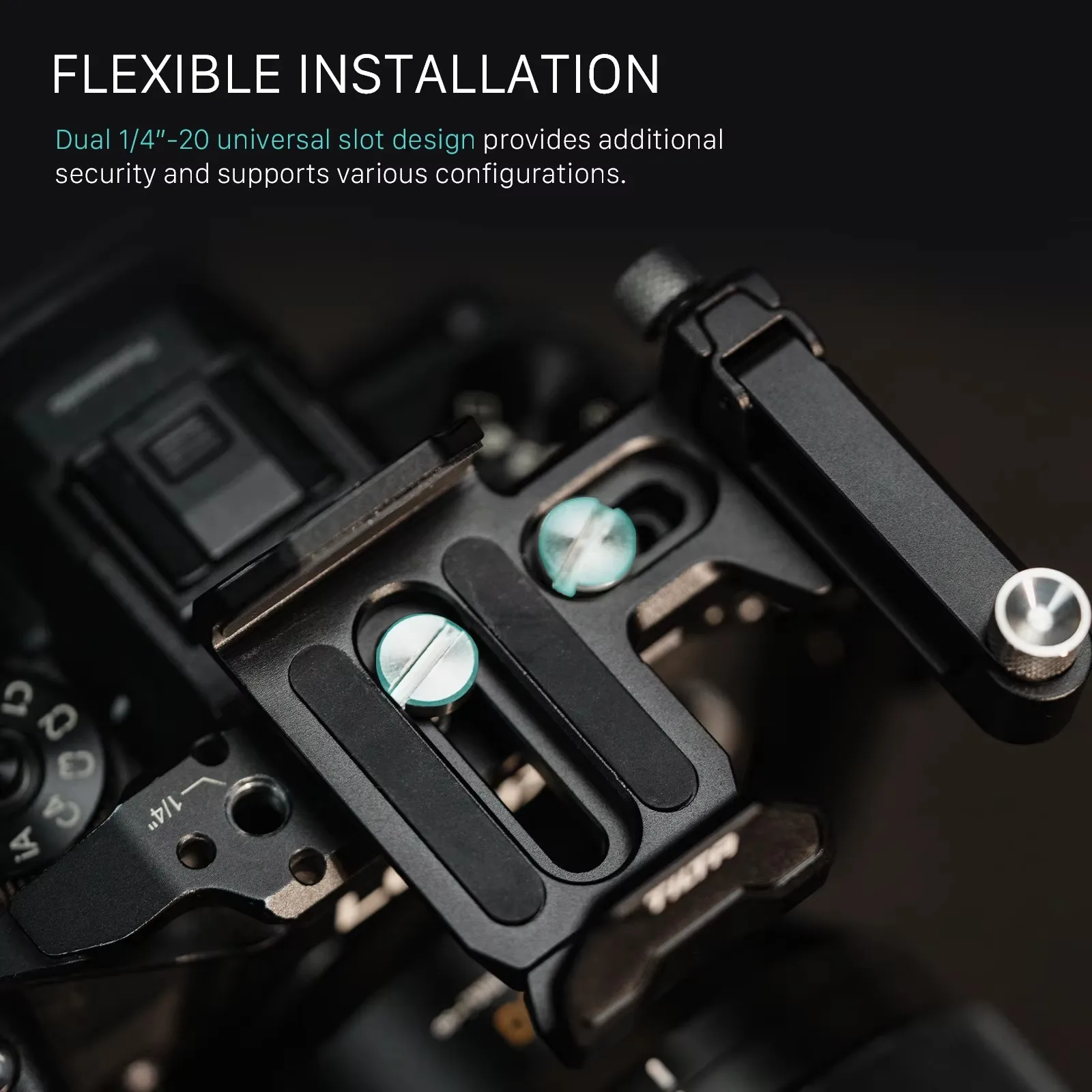 Фото TILTA TA-USDH2-B Универсальный держатель SSD-накопителя V2, черный для Tilta Cage/Samsung T5/T7/SalonDisk E61/E81 и т. д. №3