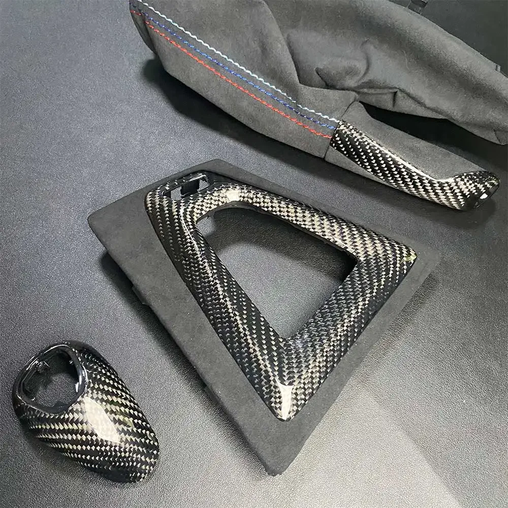 

2014 консоли LHD M3 M4 F80 F82 F83, Подлинная, углеродное волокно, запасная, кнопка ручного тормоза