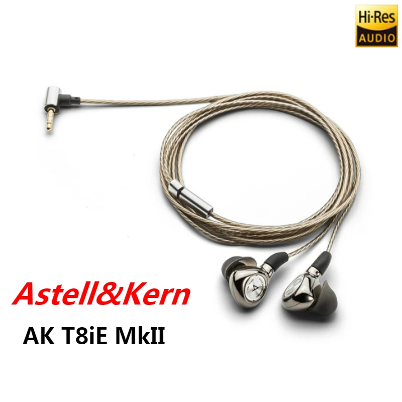 

Astell & Kern AK T8iE MkII высококачественные наушники-вкладыши HIFI с шумоподавлением и технологией Tesla для профессионального Hi-Fi плеера