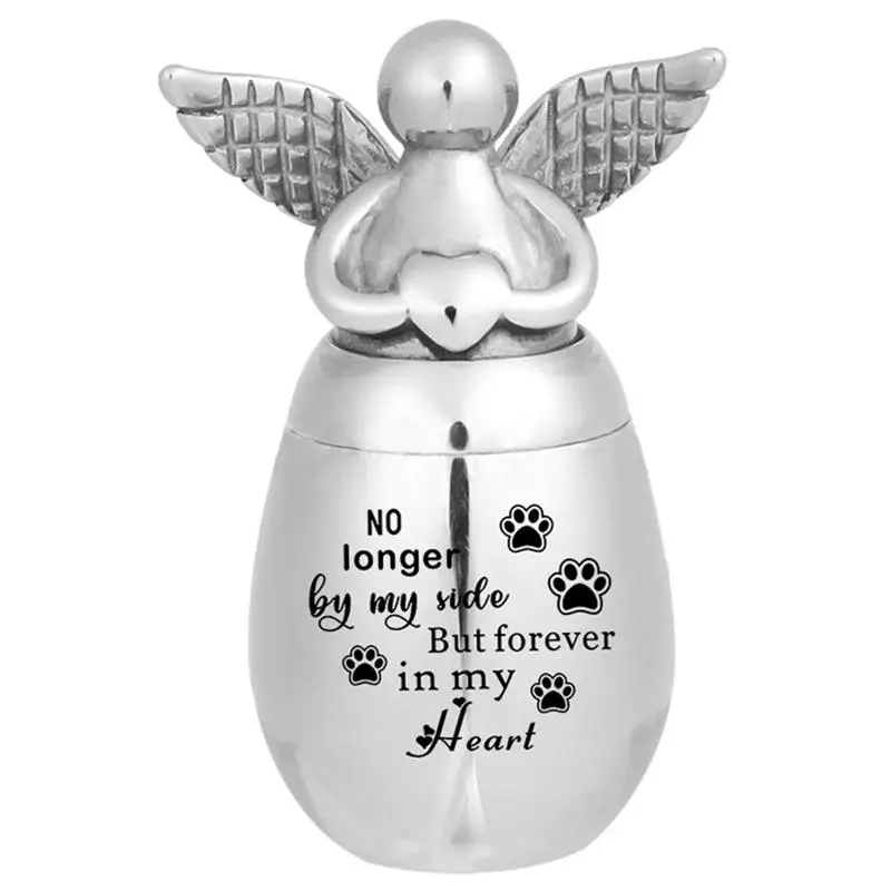 

Urn For Pet Ashes Small Keepsake Urns For Pet Ashes Mini Cremation Urns For Ashes Stainless Steel Angel Memorial Ash Jar Your