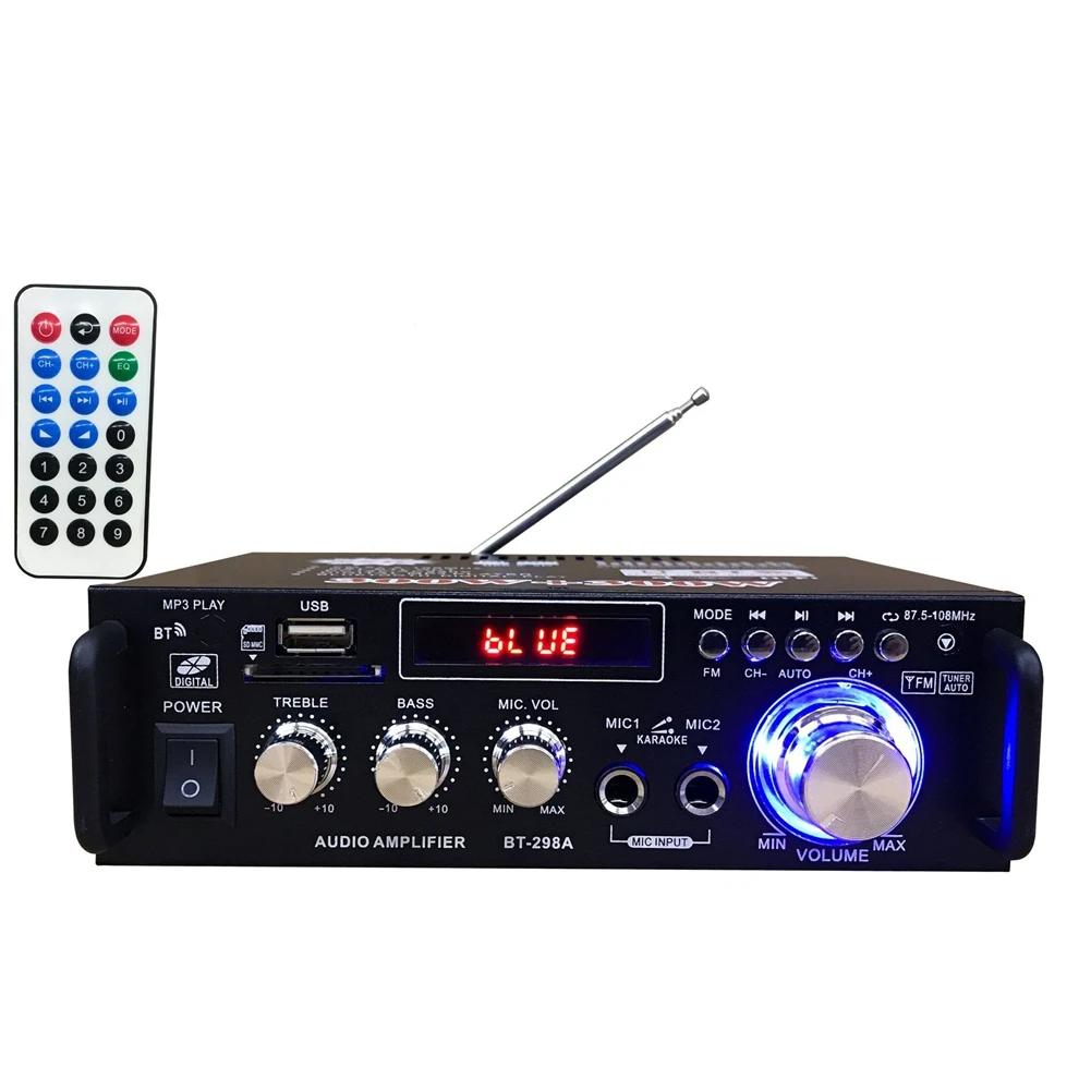 

BT-298A 600W Home Amplifiers Audio Bluetooth Power Amplifier Subwoofer Home Theater Sound System Amplifier 220V EU Plug