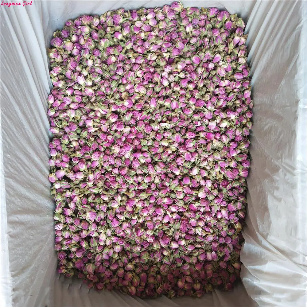 100 г Натуральные сушеные розовые розы бутоны для девушек и женщин подарок