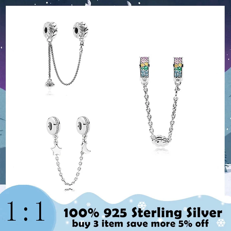 

High Quality 100%925 Sterling Silver Wheat And Starling Safety Chain Fashion Fine Jewelry Wholesale Manufacturers Free Mail
