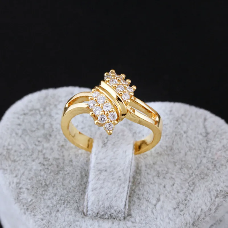 Женские золотые кольца с бриллиантами, нестандартные обручальные кольца в богемном стиле, Ювелирное Украшение из 14-каратного золота, 100%