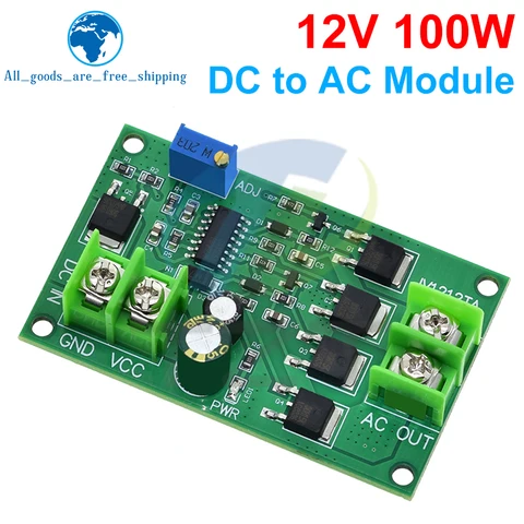 Инвертор TZT 100 Вт  DC 12В в AC 220В