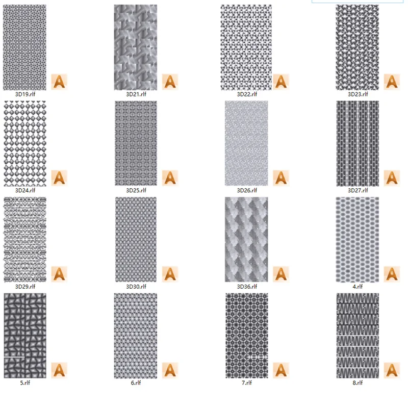 Modern Focus Simple Style Panels 3D ArtCAM CNC Router Files RLF STL formats Design 94 pieces  Files enlarge