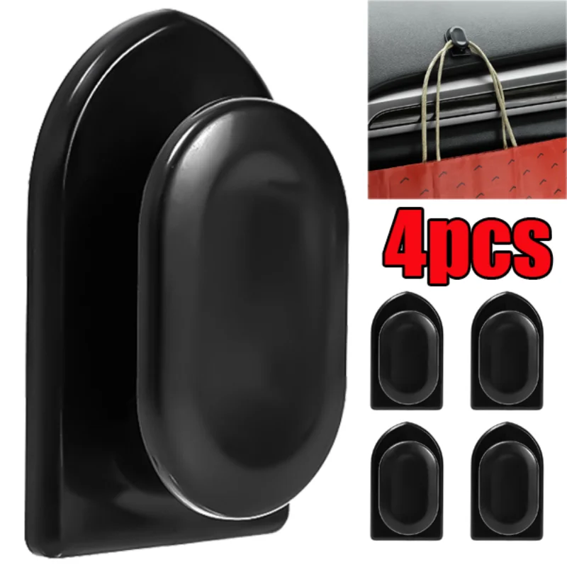 

8/4pcs Mini Car Hook Dashboard Hanging Strong Adhesive Hooks Mask Holder Auto Organizer Hidden Storage Hanger Interior Hook