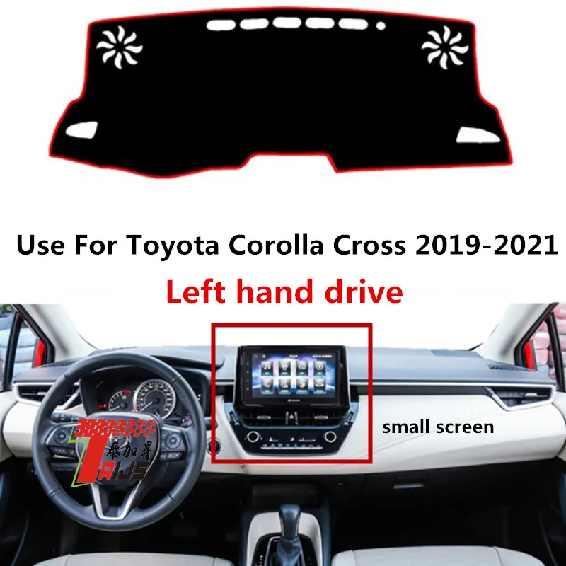 TAIJS Заводская Высококачественная фланелевая крышка приборной панели для Toyota Corolla