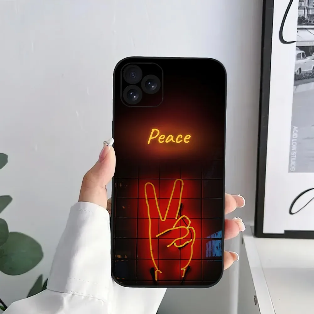 Неоновый легкий Чехол для телефона iPhone 15 14 13 12 11 8 Mini Xr Xs X Xsmax Pro Max Plus