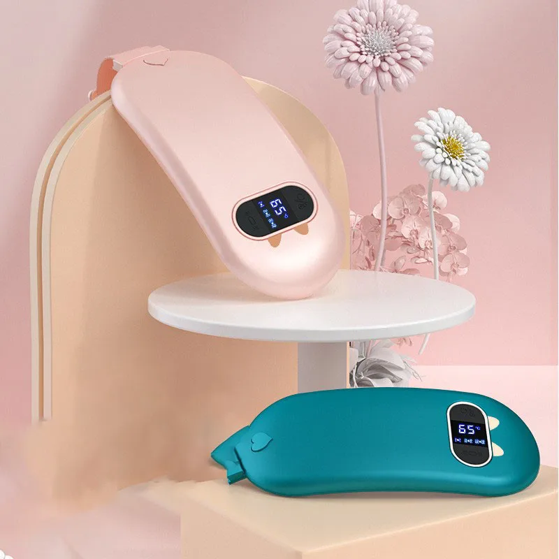 

Warming Waist Belt Girls Tummy Pain Menstruation Hot Compress with 3 Heat Levels Vibration Massage Modes for Pack Pain Relief