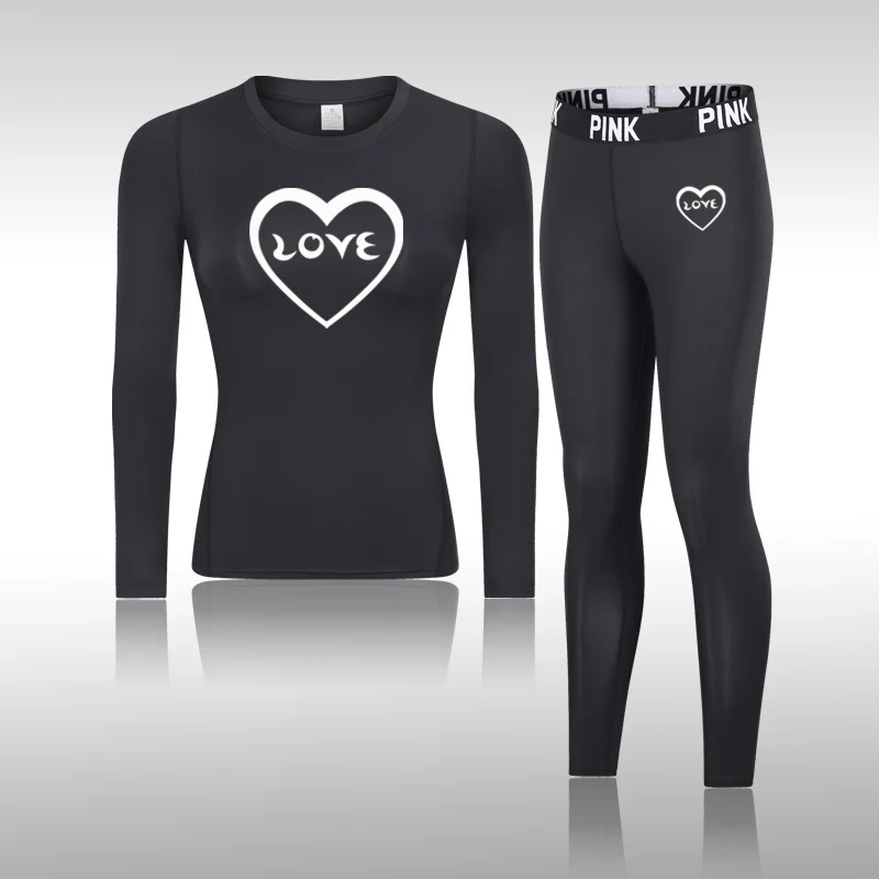 

Quick Dry Jogging Suit Ski Underwear Sauna Suit Womens Gym Clothing Set Sportswear Running Fitness Weight Loss Sweating Sports