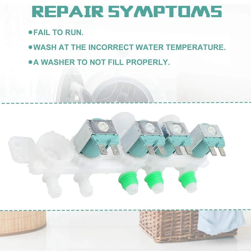 DC97-15459G клапан водозаборника для SAMSUNG заменяет AP5623056 PS4220861 EAP4220861 3276197 WA456DRHDSU WA48J7700AW