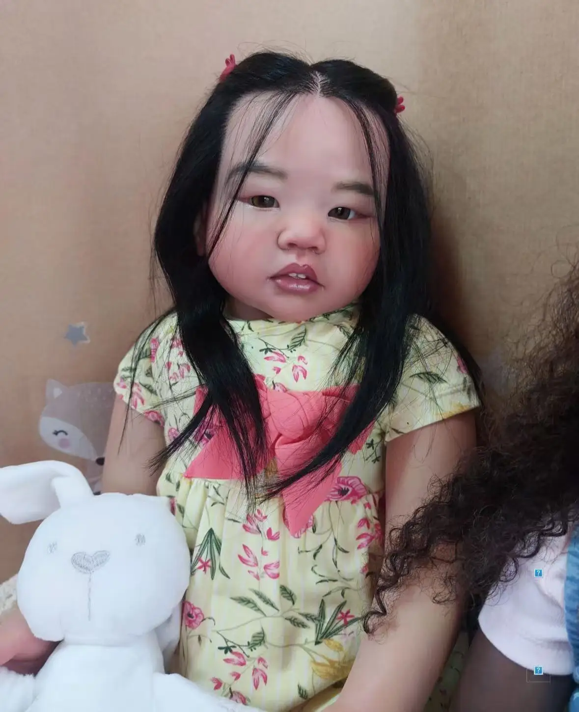 EGO индивидуальная ограниченная поставка 29 дюймов Reborn Baby Amaya с ручной росписью волос набор DIY часть с тканевым корпусом (art.: 3920d117d50ab) - 3920d117d50ab