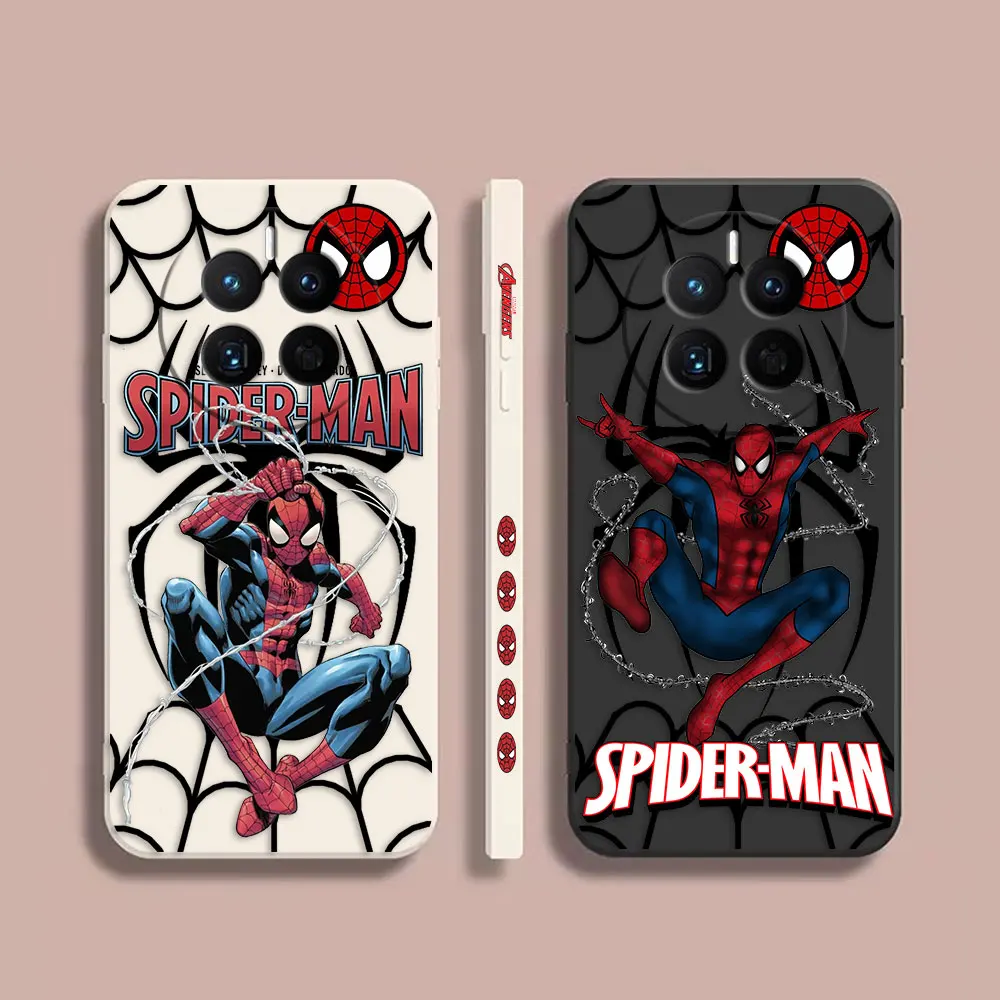 

Phone Case For Huawei MATE 20 20X 30 40 50 P20 P30 P40 P50 P60 PRO PLUS Case Cover Funda Cqoue Shell Capa Marvel Hero Spider-Man