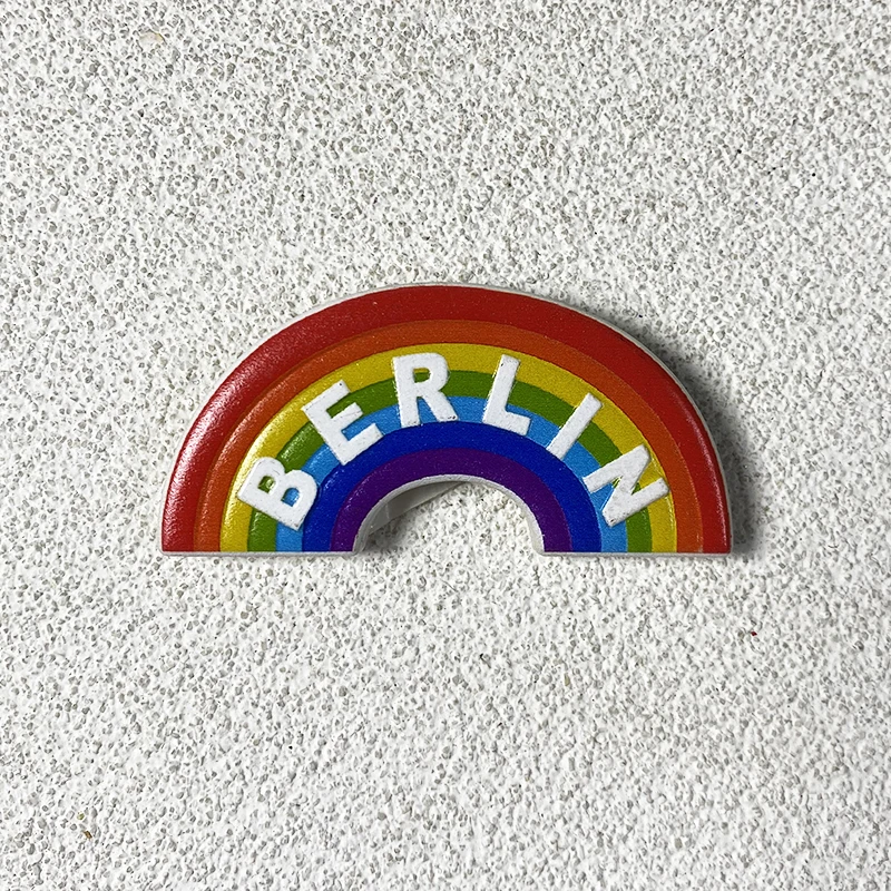Мемориальные поделки для путешествий в Берлине креативная радужная трехмерная