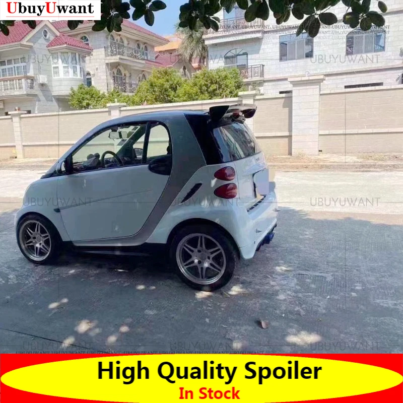 

For 451 ABS Plastic Unpainted Rear Trunk Wing Rear Lip Spoiler For Mercedes-Benz Smart Fortwo Foufour 451 453 Spoiler 2009-2019
