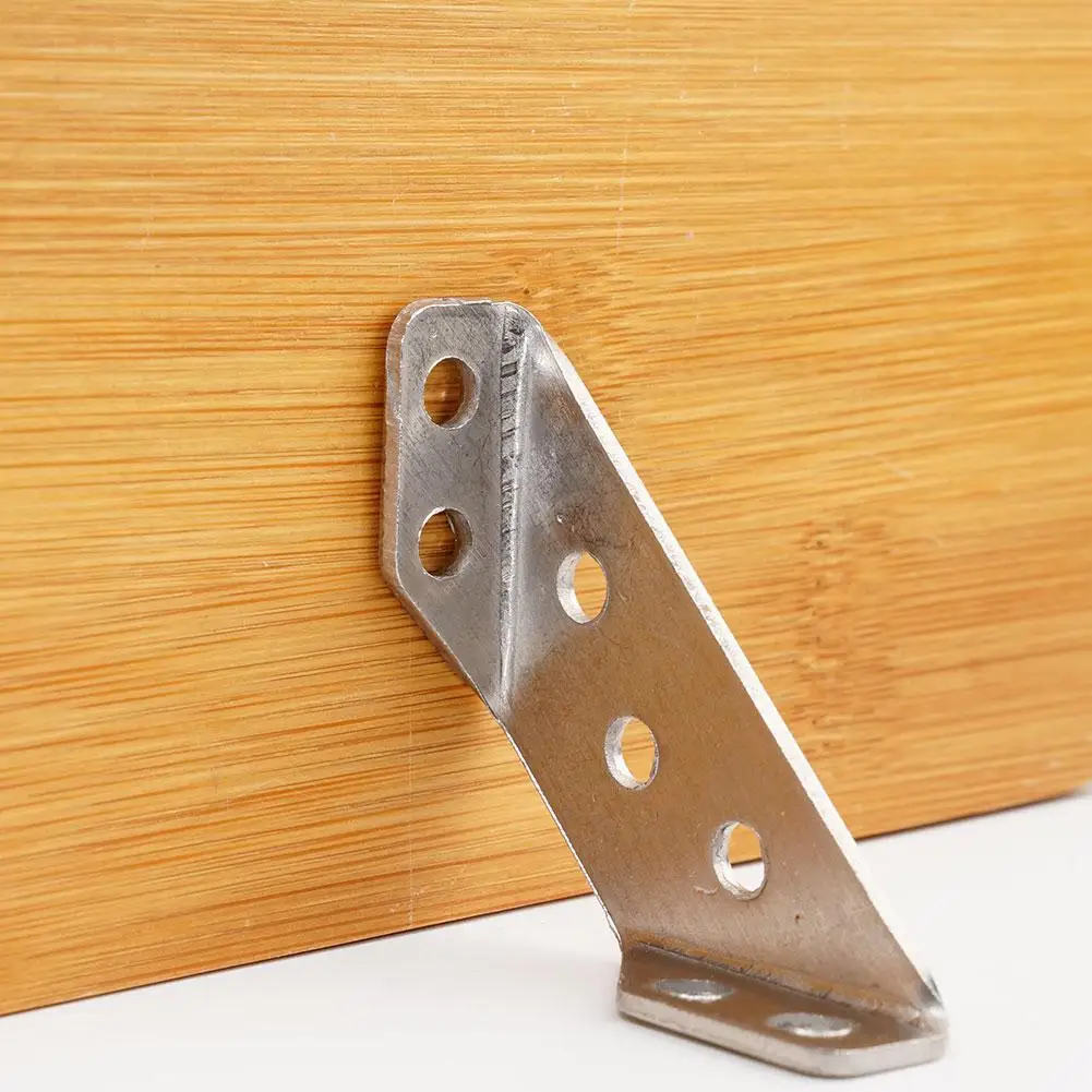

Universal Furniture Corner Connector Stainless Steel Small Universal Corner Code Fastener Triangular Support Furniture