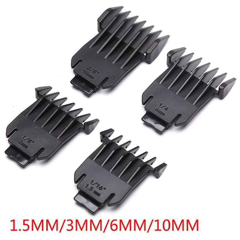 4PCS T9 Universal Hair Clipper Limit Comb Guide Sets 1.5mm/3
