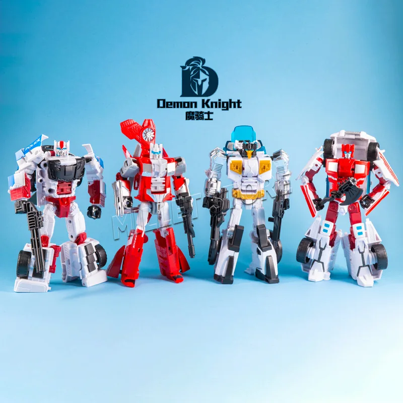 Фото В НАЛИЧИИ: Набор фигурок Transformation DK Demon Knight Enlarge Defensor DK01-04 A SET Hot Spot First Aid Streetwise Blades Groove №2