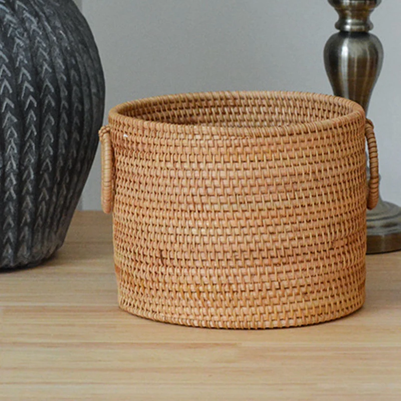 LUDA плетеная корзина для хранения из ротанга ручная работа осенняя виноградной