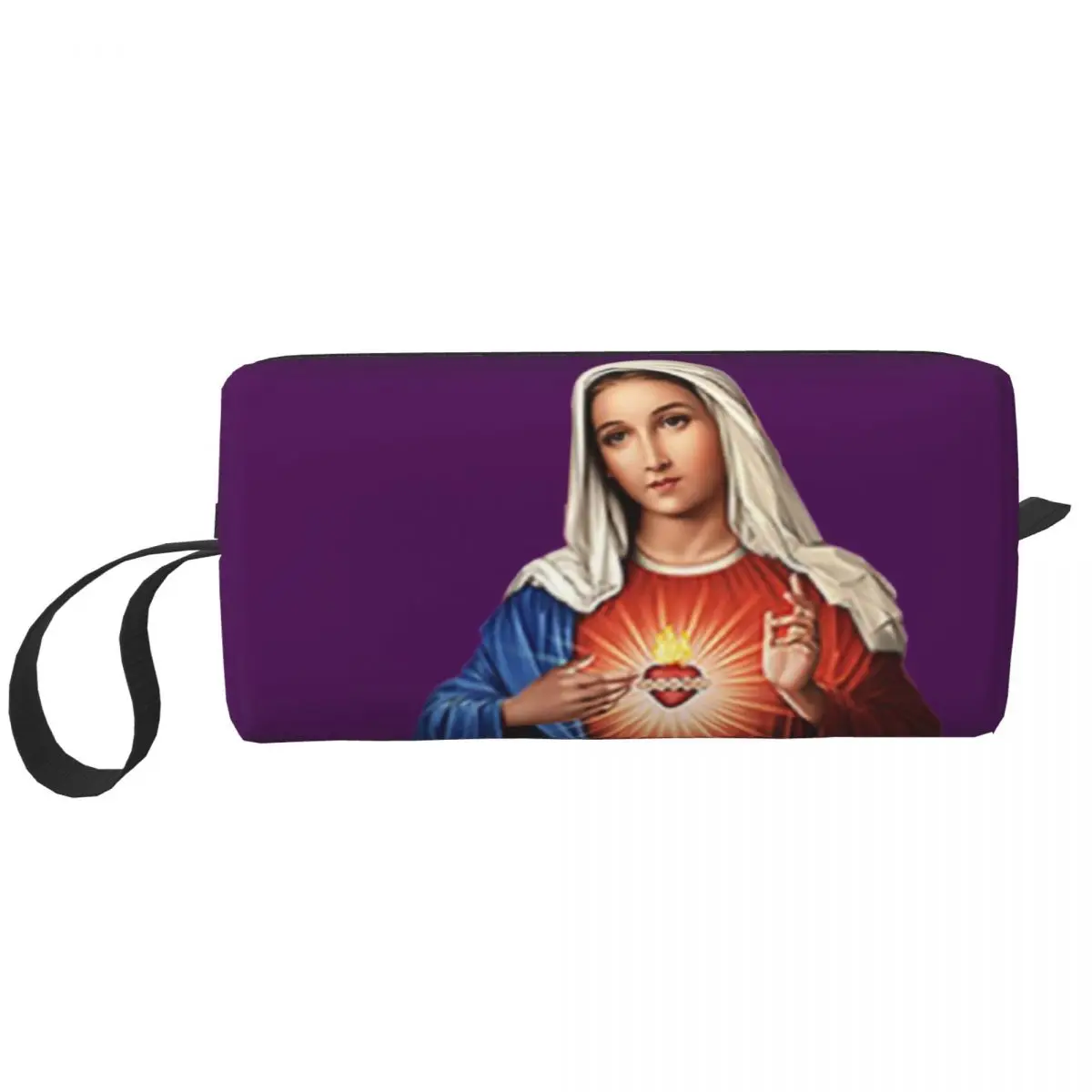 

Mary Our Lady Of Perpetual Help Mother Of God Makeup Bag Travel Cosmetic Organize Christianity Virgin Mary Storage Toiletry Bags