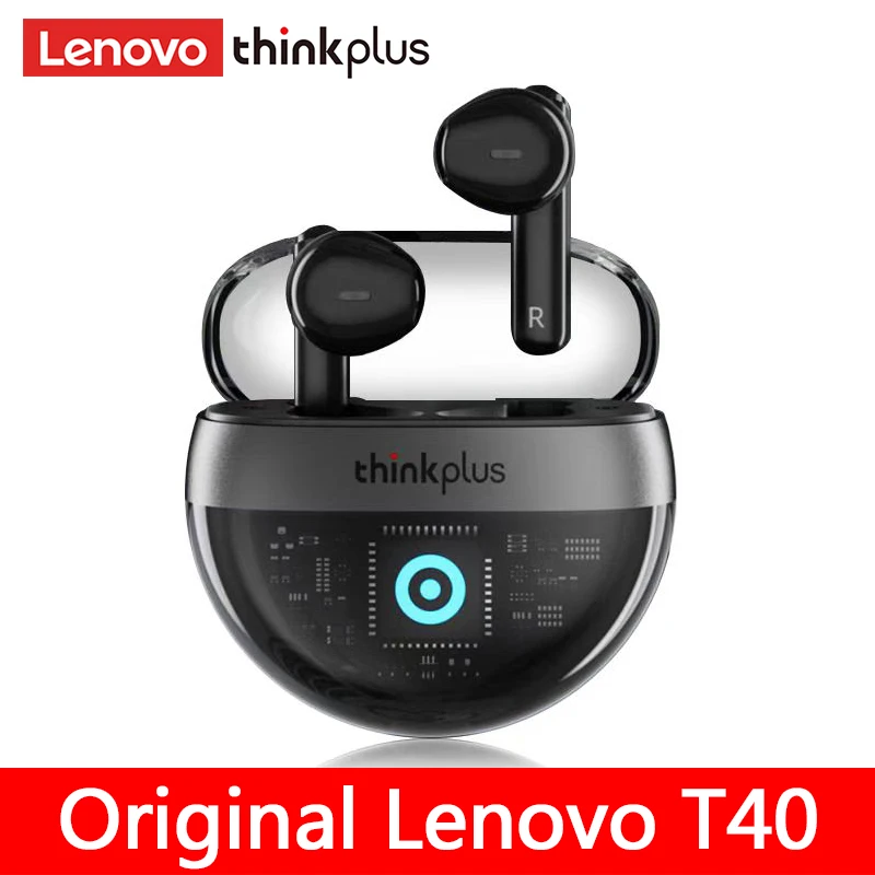 

TWS-наушники Lenovo T40 с поддержкой Bluetooth и микрофоном, 2022