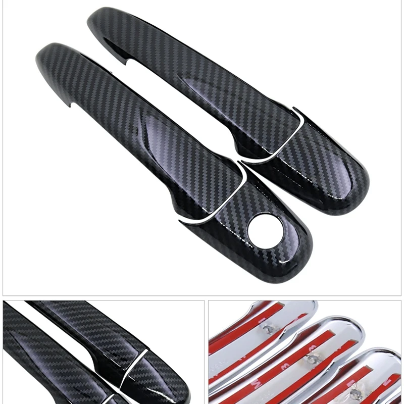 Чехол из углеродного волокна для дверной ручки Ford Mustang Shelby GT GT500 2005-2014 2013