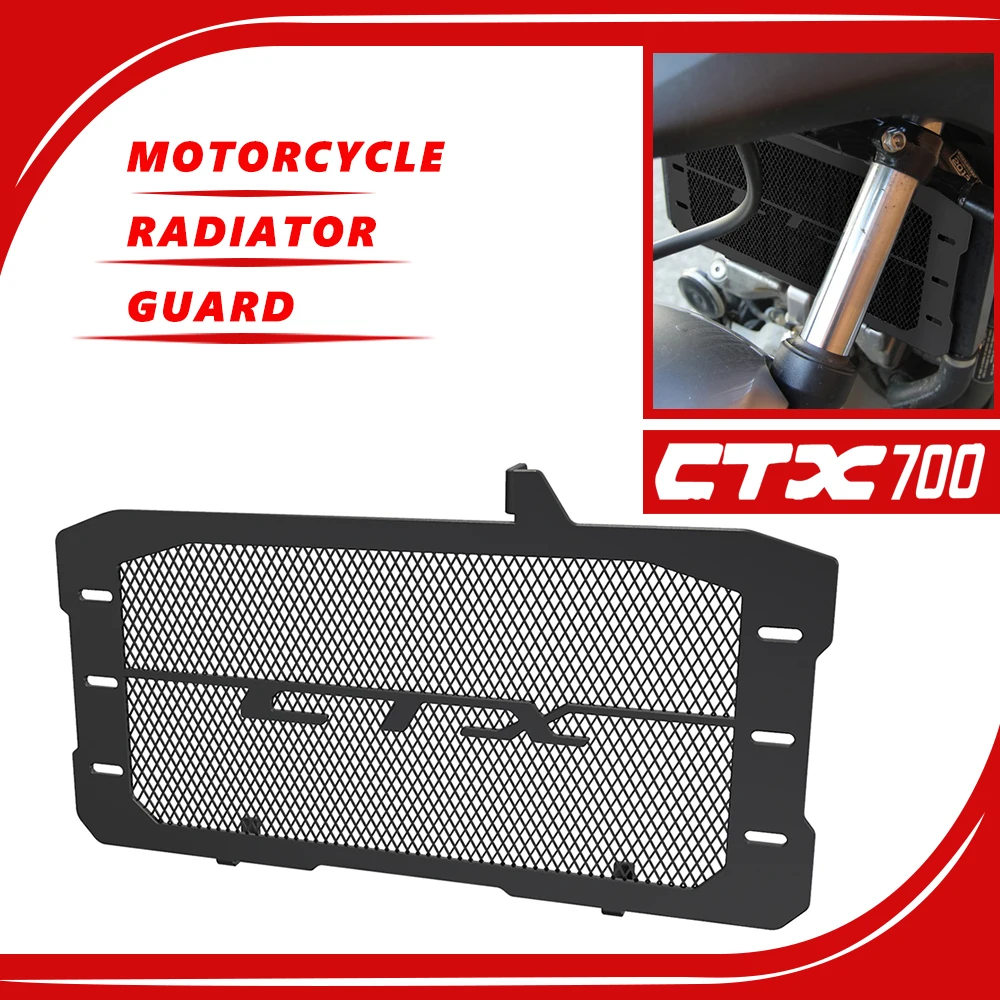 

Motorcycle Accessories For HONDA CTX700 CTX 700 CTX-700 2014 2015 2016 2017 2018 700 CTX Radiator Grille Guard Cover Protection
