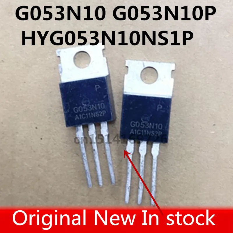 

Оригинал 5 шт./G053N10 G053N10P HYG053N10NS1P 100V120A MOS TO-220