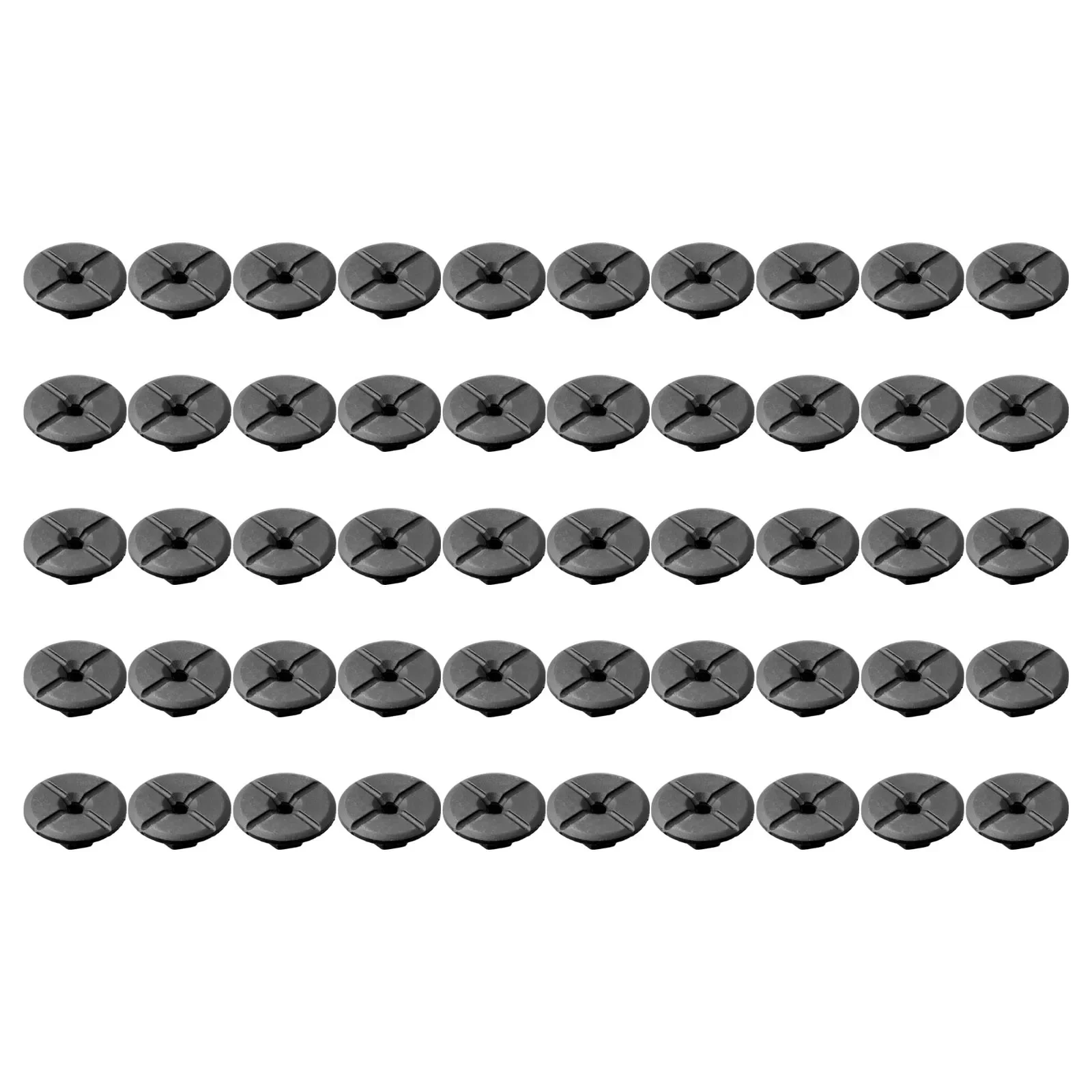 50 шт. 24 мм зажимы для гаек без резьбы черные пластиковые крепления крыльев Mercedes BMW