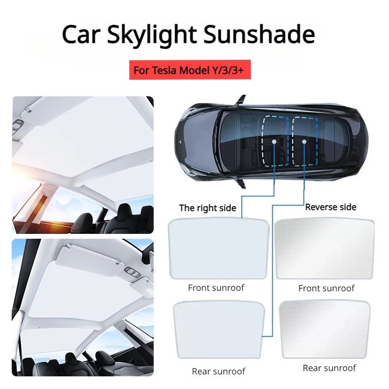 Для Tesla Model Y/3/3 + солнцезащитный козырек на крыше модернизированная пряжка из
