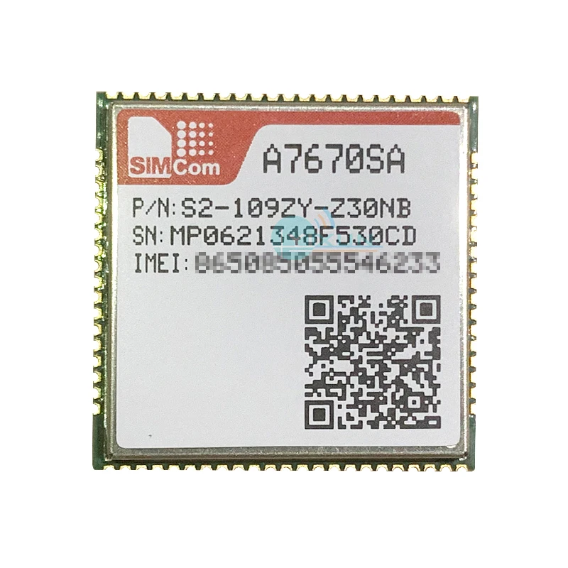 

SIMCOM A7670SA LTE Cat1 module B1/B2/B3/B4/B5/B7/B8/B28/B66 GSM 850/900/1800/1900MHz compatible with SIM7000 SIM7070 series