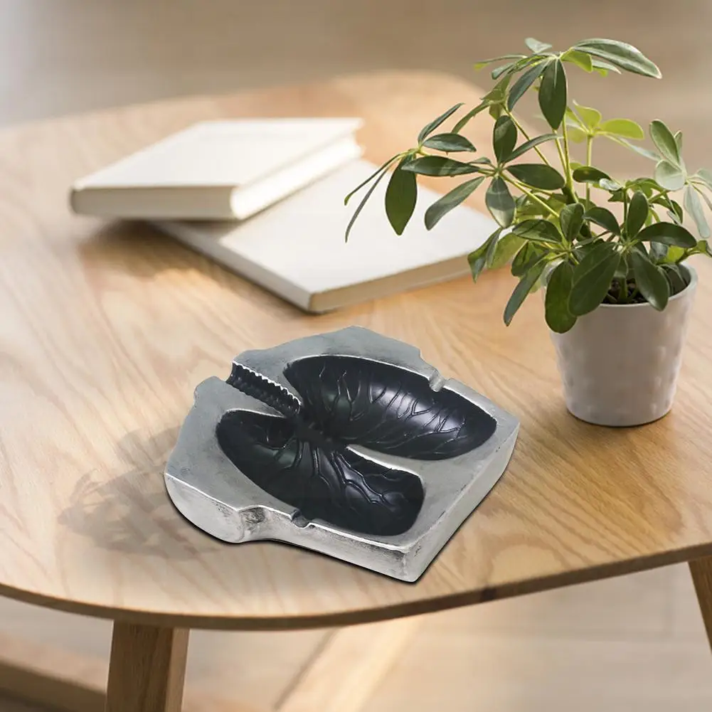 

Personality Ashtray To Give Father Boyfriend Gift Abstract Lung Shape Ashtray Bar Office Decor Ashtray Resin Deskt E7k0