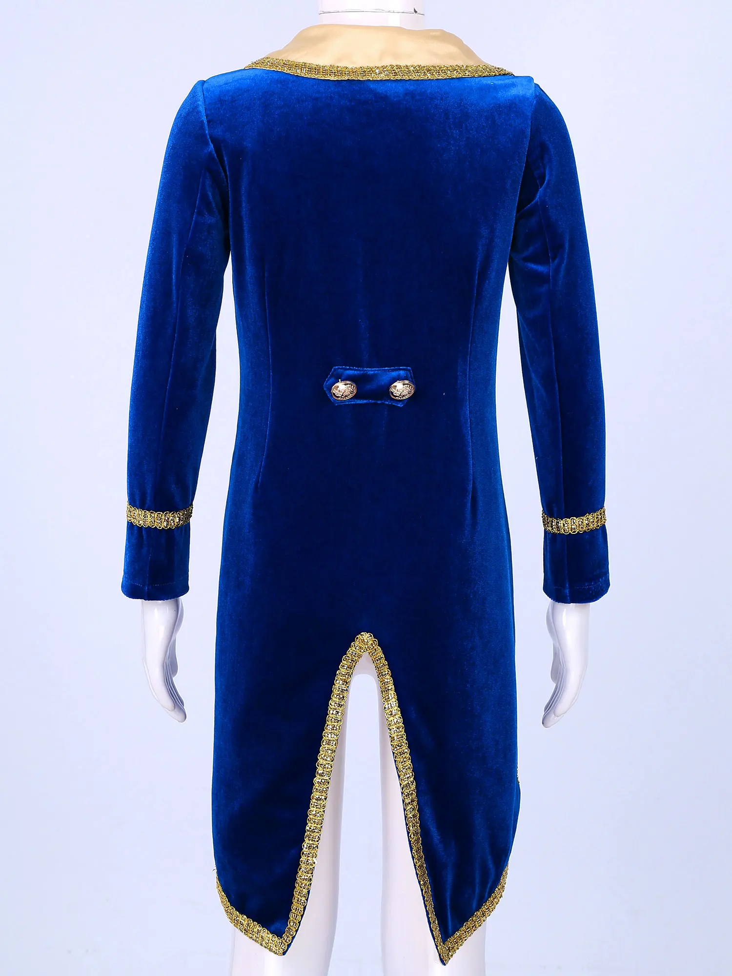 Детский винтажный смокинг королевского двора принца пальто с длинными рукавами