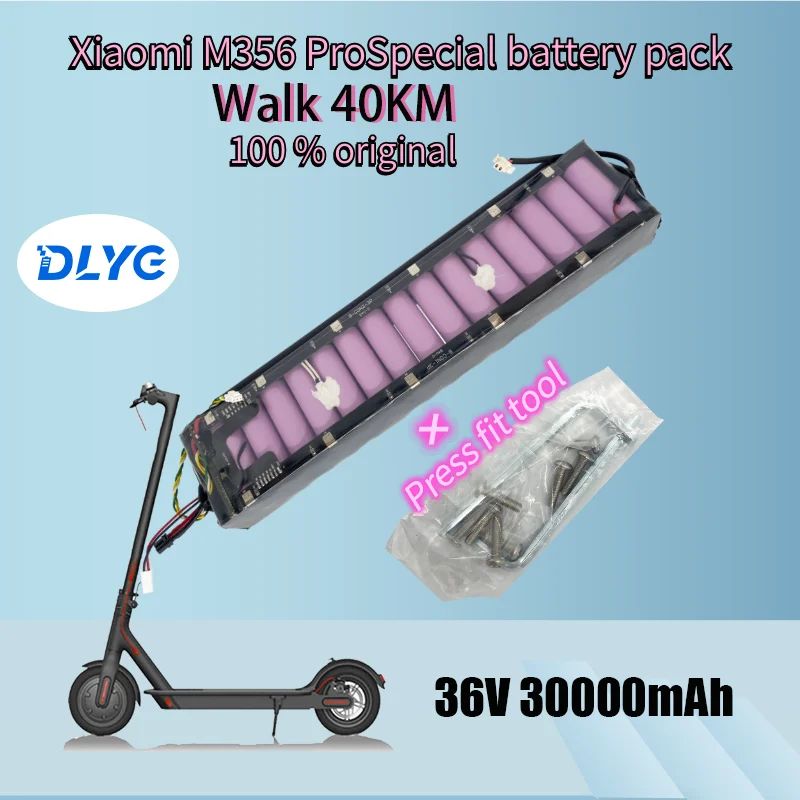 

18650 36V 30ah 10S3P 250W~600W Lithium Battery, Suitable for Xiaomi Mijia M365 Electric Scooter 20KM BMS