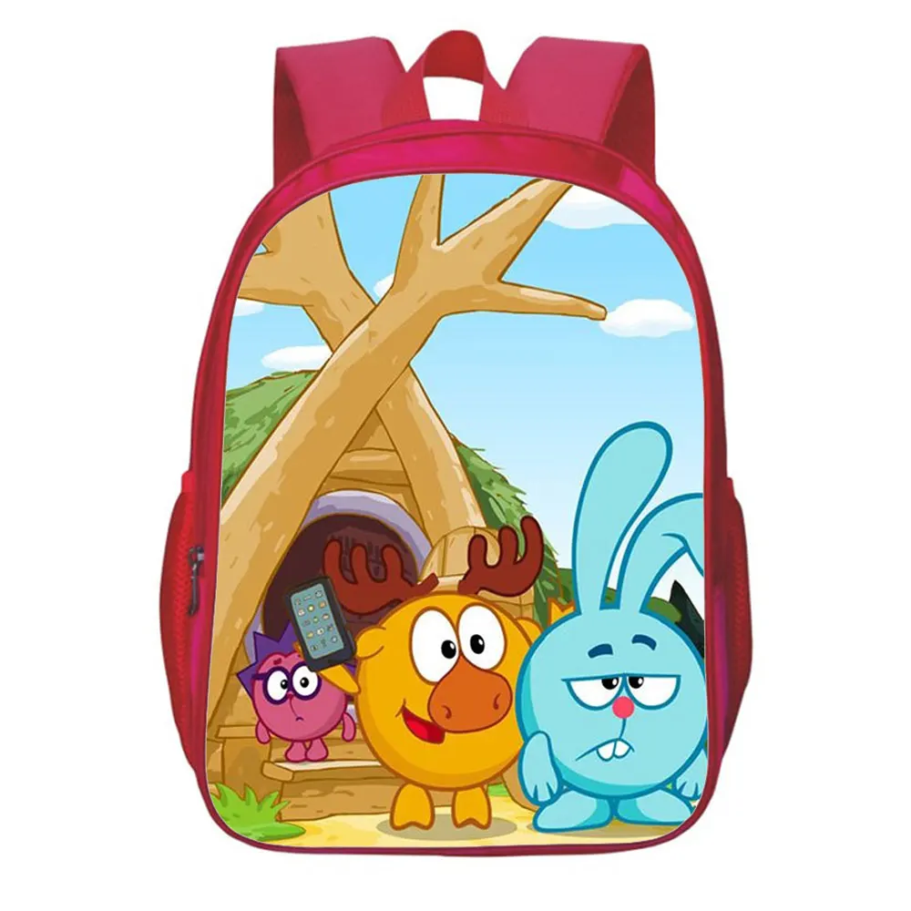 

Cartoon Kikoriki Backpack Fashion Rucksack Teens Schoolbag Boys Bagpacks Girls Knapsack Casual Bookbag Women Satchel