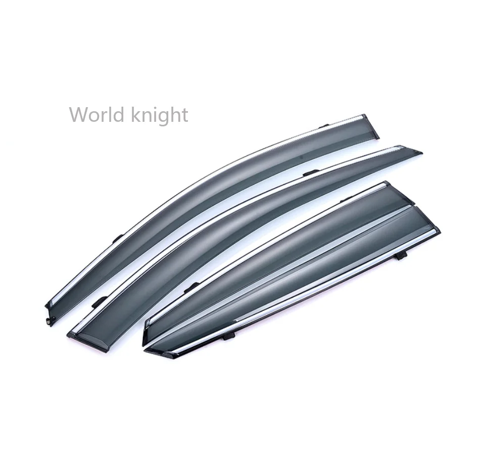 

For Honda CITY 2015-2018 Plastic Exterior Visor Vent Shades Window Sun Rain Guard Deflector 4pcs 2016 2017