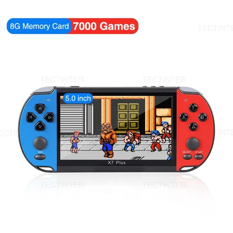 GAMINJA X7 Handheld Game Console 4.3inch TFT HD Screen Portable