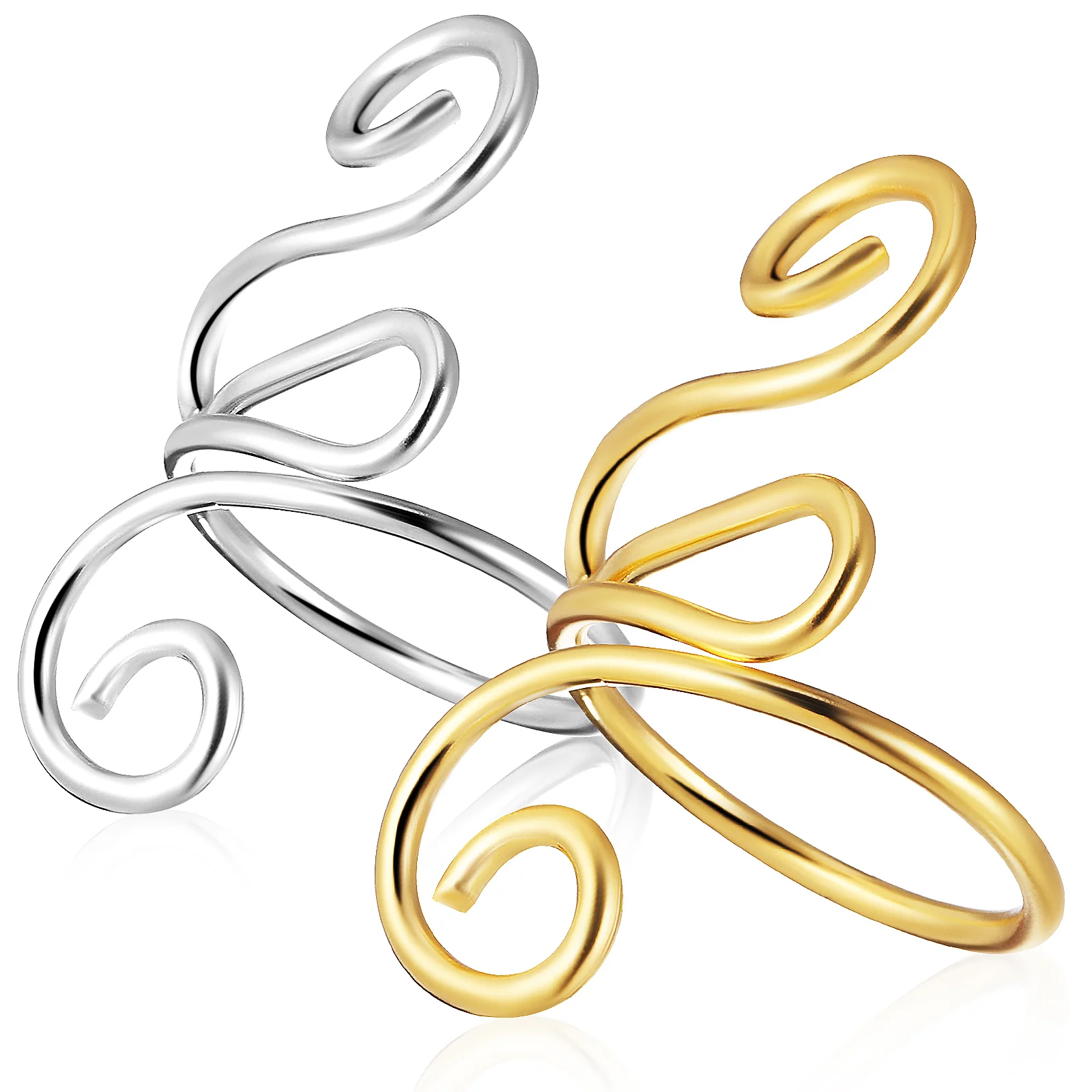 Кольца для вязания крючком ручной работы 2 шт.