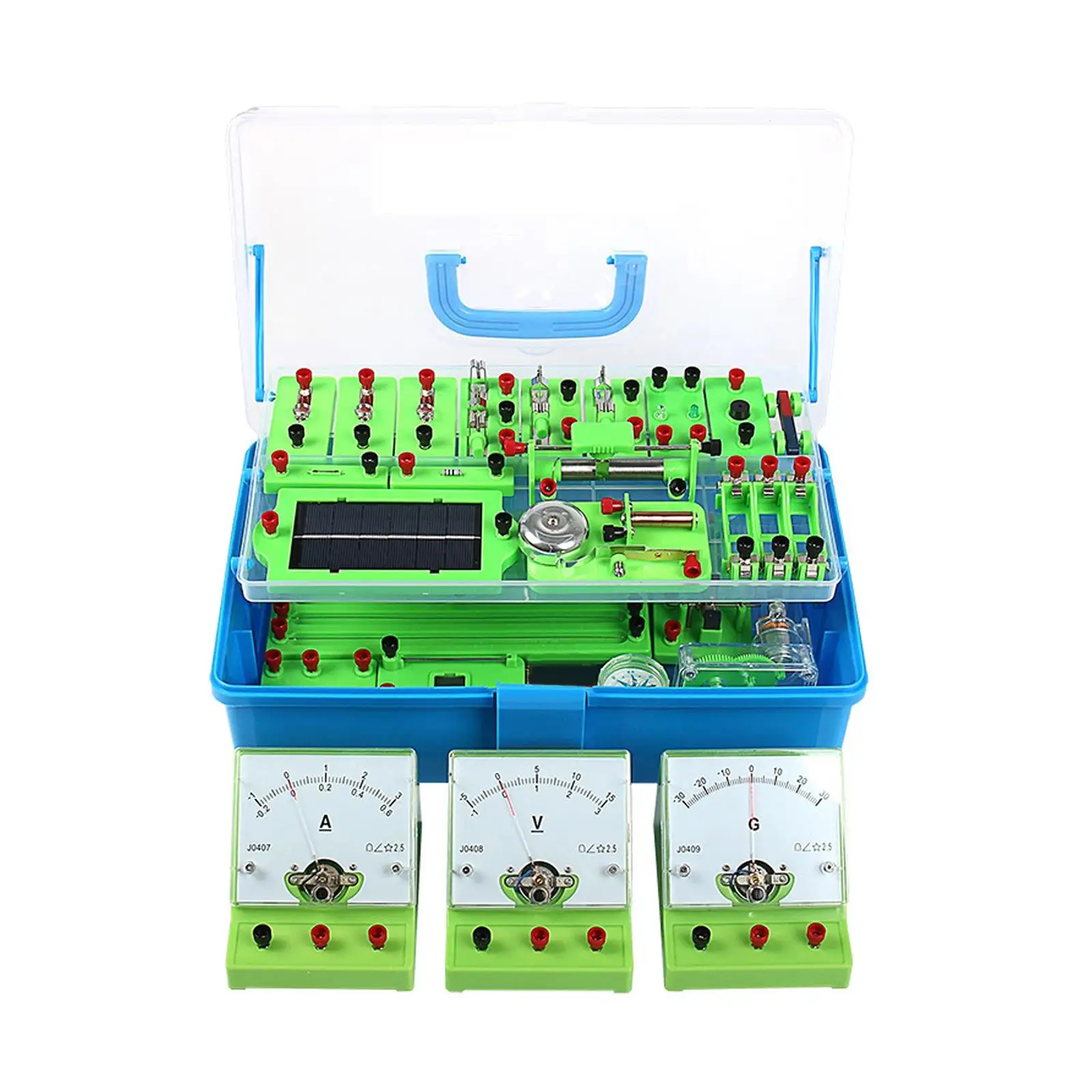 

Physics Basic Circuit Board Kit Teaching Aid Physics Electricity and Magnetism Kit for High School Classroom Students